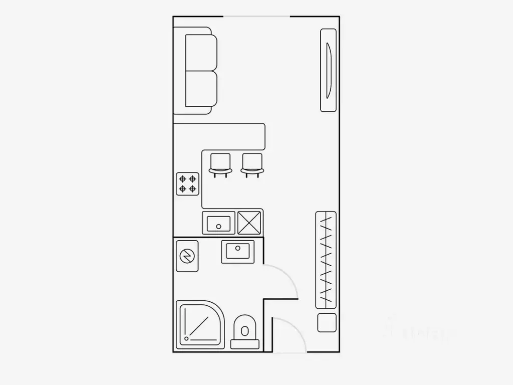 Студия Москва ул. Василисы Кожиной, 13 (37.0 м) - Фото 1