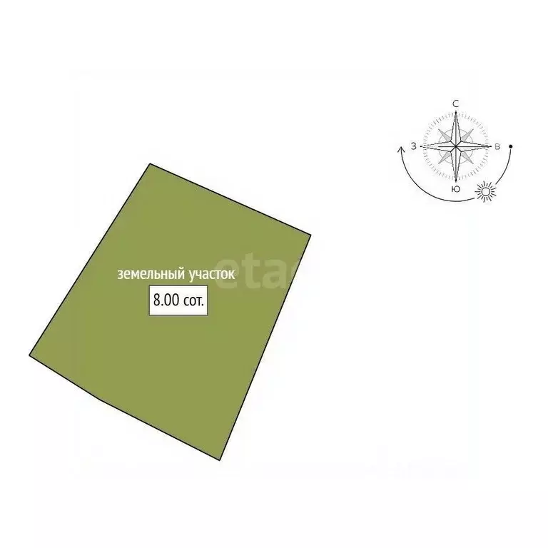 Участок в Амурская область, Благовещенский район, с. Чигири  (8.0 ... - Фото 2