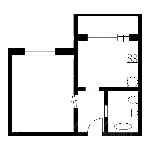 1-к кв. Ленинградская область, Кудрово г. Всеволожский район, ... - Фото 2