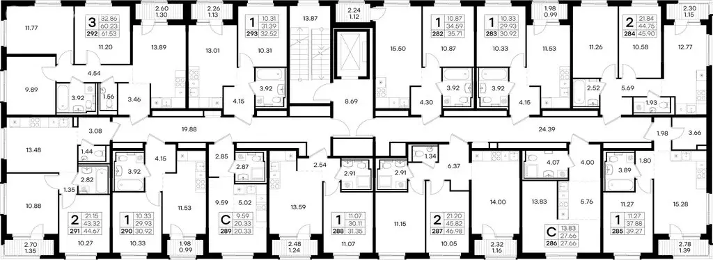 2-комнатная квартира: Нижний Новгород, Новинский сельсовет (46.98 м) - Фото 1
