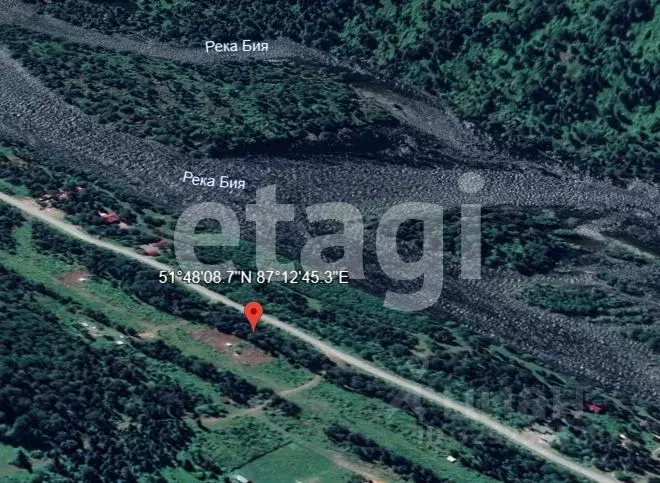 Участок в Алтай, Турочакский район, с. Артыбаш ул. Юртокская, 15Г (7.8 ... - Фото 1