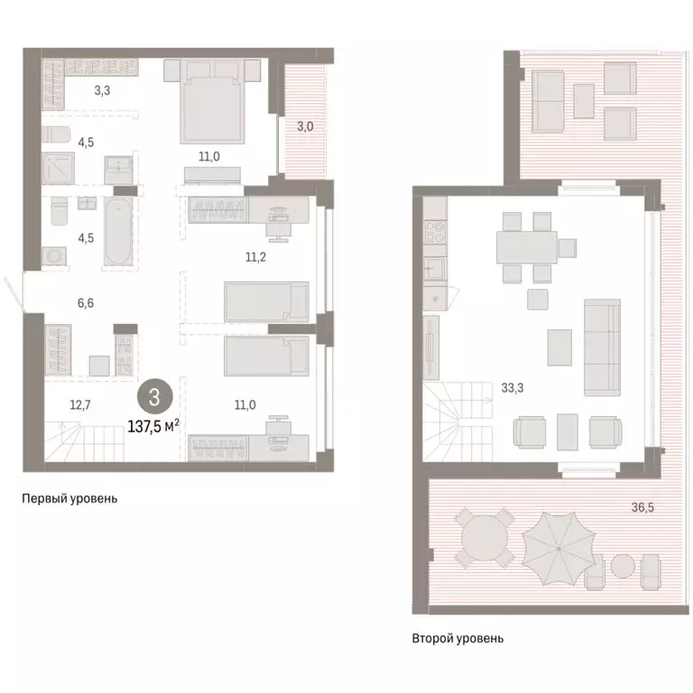 3-комнатная квартира: Новосибирск, Большевистская улица, 66 (137.5 м) - Фото 2