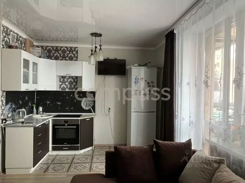 Студия Тюменская область, Тюмень ул. Беляева, 33к1 (27.8 м) - Фото 1