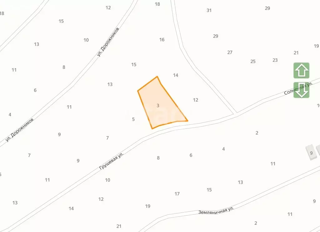 Участок в село Кызыл-Озек, Грушевая улица (11 м) - Фото 1