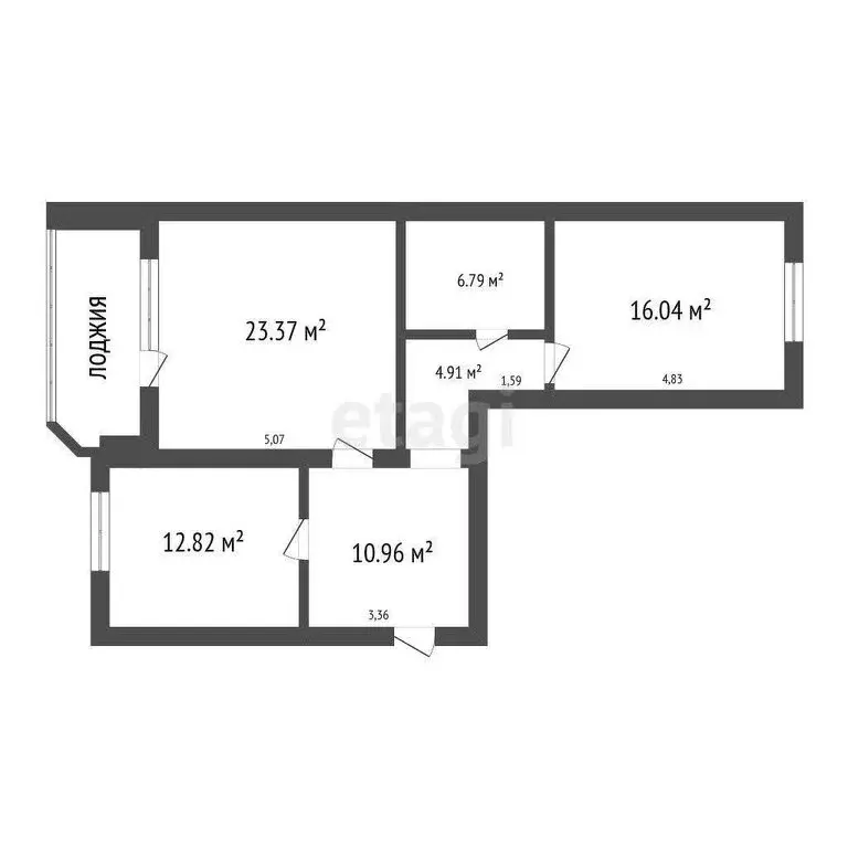 2-комнатная квартира: Ульяновск, улица Рябикова, 37 (73.5 м) - Фото 0