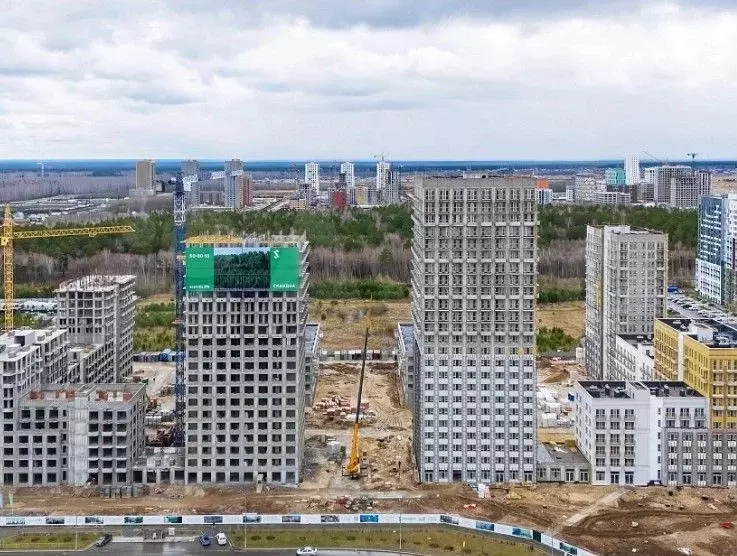 1-к. квартира, 53,8 м, 22/24 эт. - Фото 0