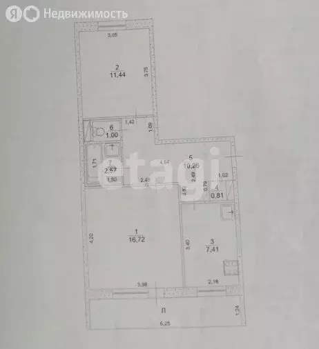2-комнатная квартира: Ульяновск, улица Верхняя площадка, 1 (49.7 м) - Фото 1
