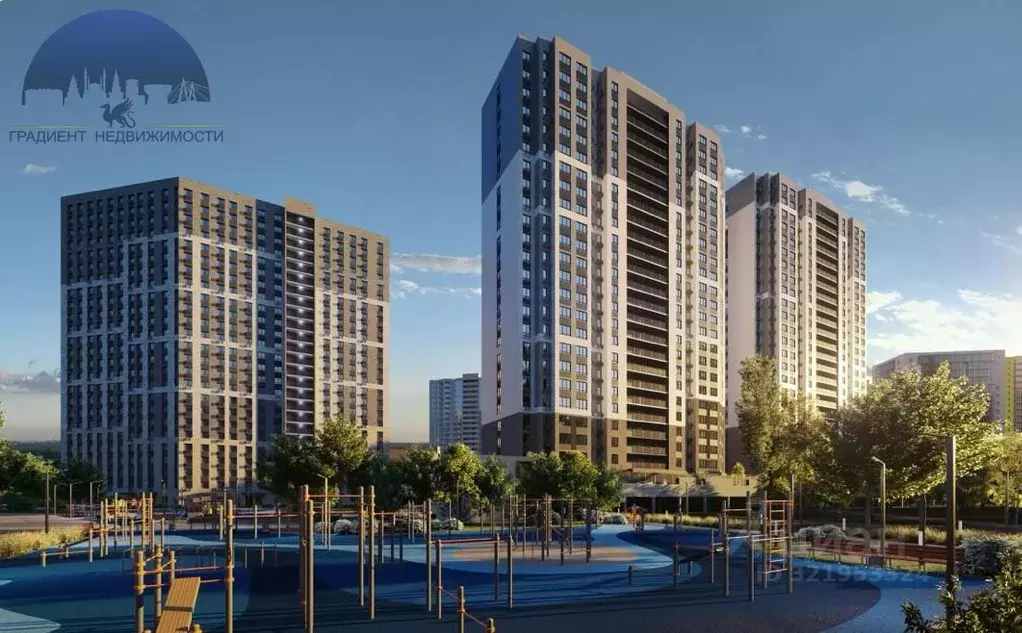 2-к кв. Татарстан, Казань ул. Рауиса Гареева (48.88 м) - Фото 1