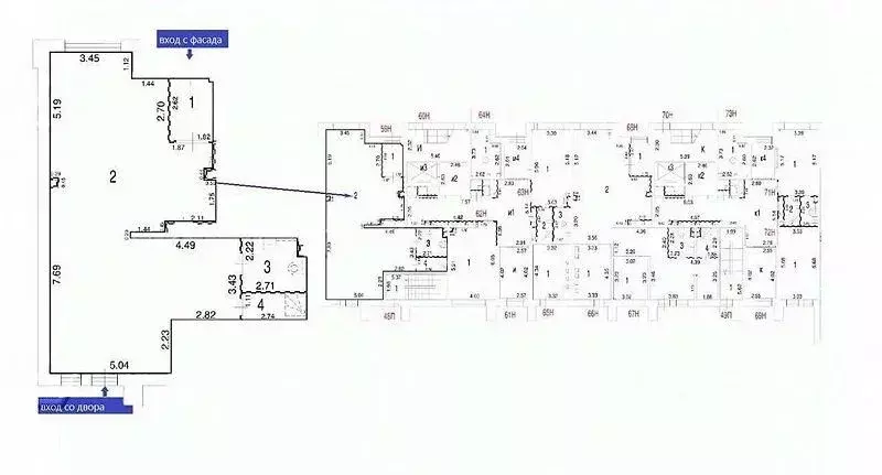 Помещение свободного назначения в Москва Родниковая ул., 5А (50 м) - Фото 1