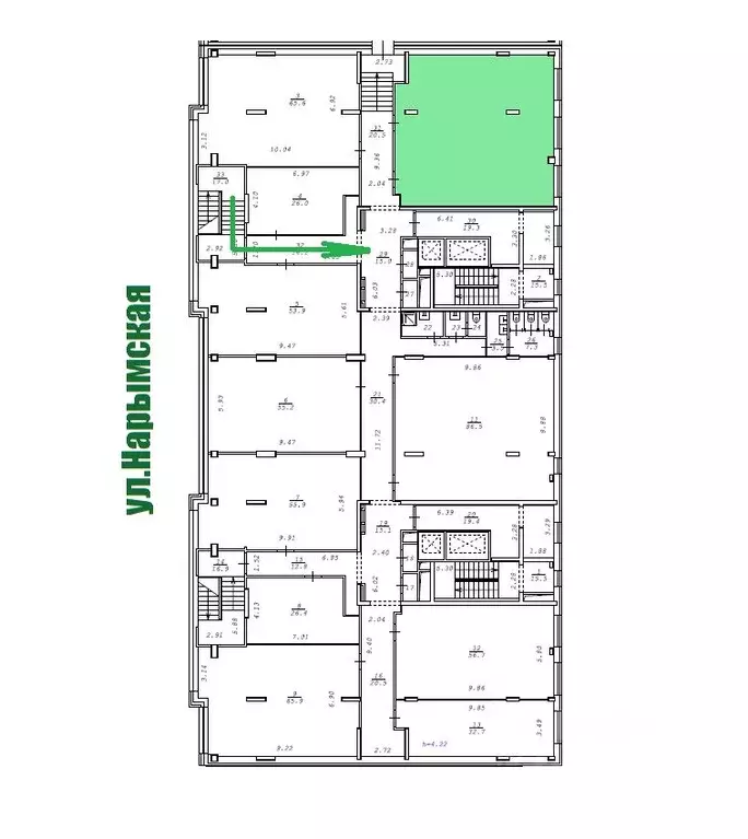 Офис в Новосибирская область, Новосибирск ул. Дуси Ковальчук, 238 (90 ... - Фото 1