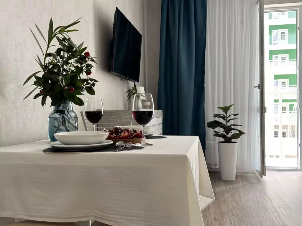 Студия Краснодарский край, Сочи ул. Искры, 66/9к1 (24.0 м) - Фото 2