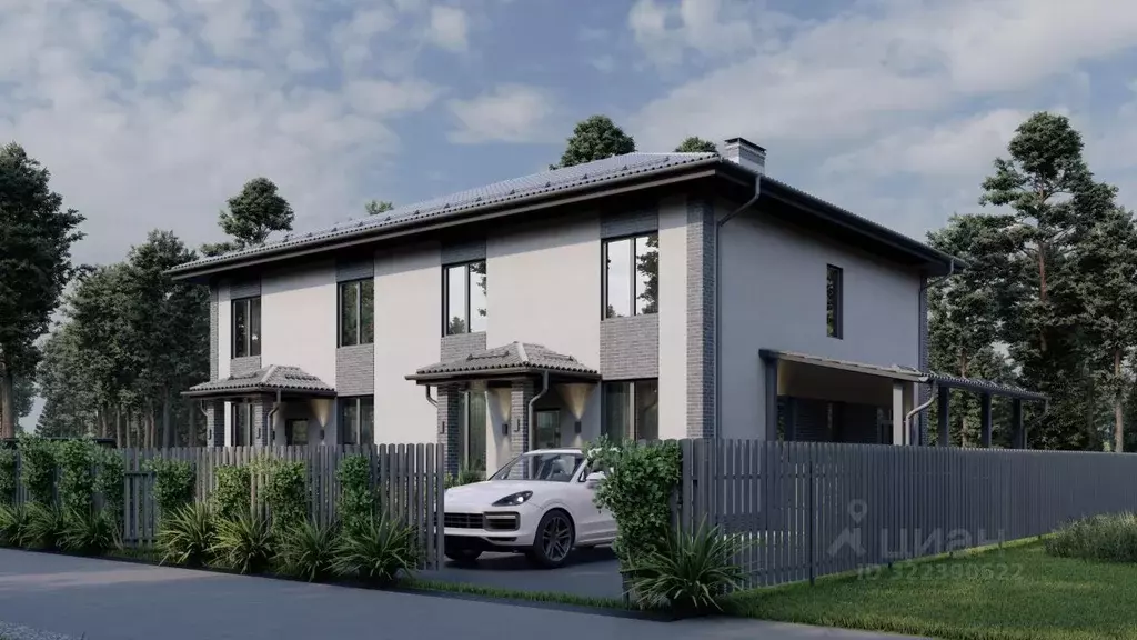 Таунхаус в Новосибирская область, Новосибирск Васюганская ул., 1 (187 ... - Фото 1