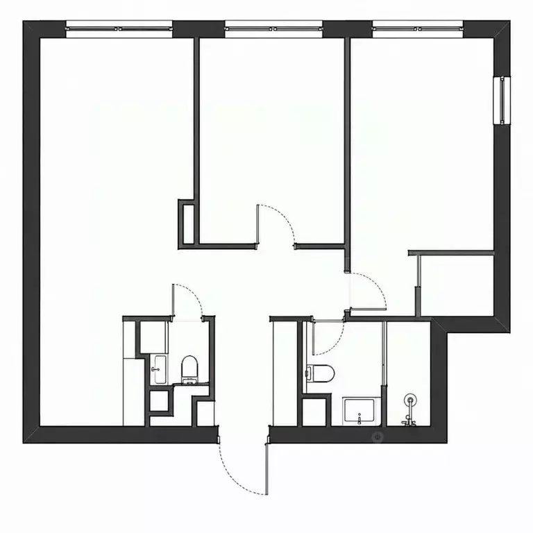 3-к кв. Москва просп. Генерала Дорохова, 39к2Г (75.3 м) - Фото 2