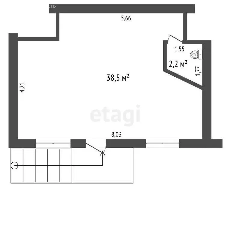 Торговая площадь (40.7 м) - Фото 1