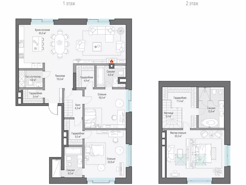 3-комнатная квартира: Москва, ЦАО, Тверской район, ЖК Ильинка 3/8 (214 ... - Фото 1