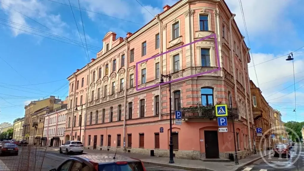 3-к кв. Санкт-Петербург Гагаринская ул., 11 (95.6 м) - Фото 1