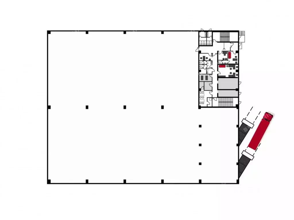 Склад в Московская область, Химки Подрезково мкр,  (3178 м) - Фото 1