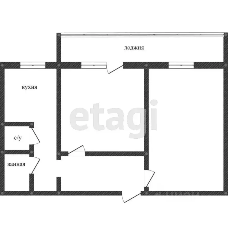 2-к кв. Костромская область, Кострома Некрасовское ш., 6А (46.5 м) - Фото 1