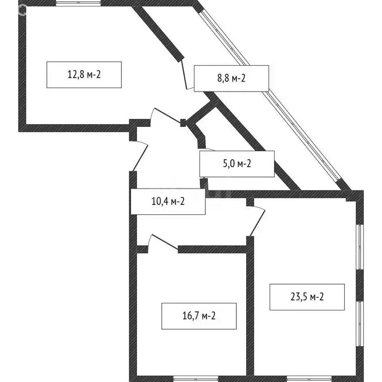 2-комнатная квартира: Краснодар, Гаражная улица, 79/1 (77.2 м) - Фото 0