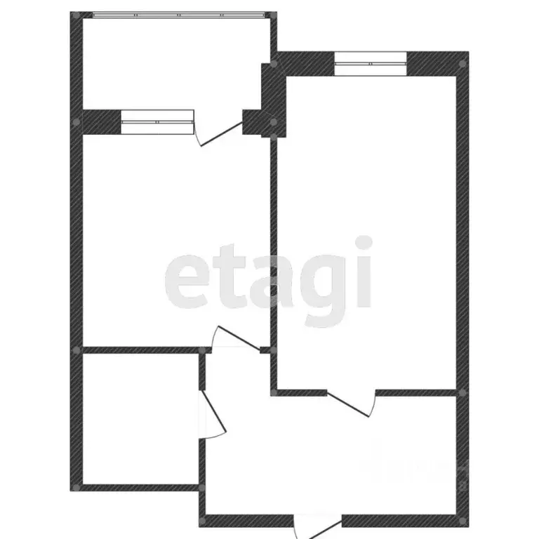 1-к кв. Ростовская область, Аксай ул. Мира, 1 (46.0 м) - Фото 0