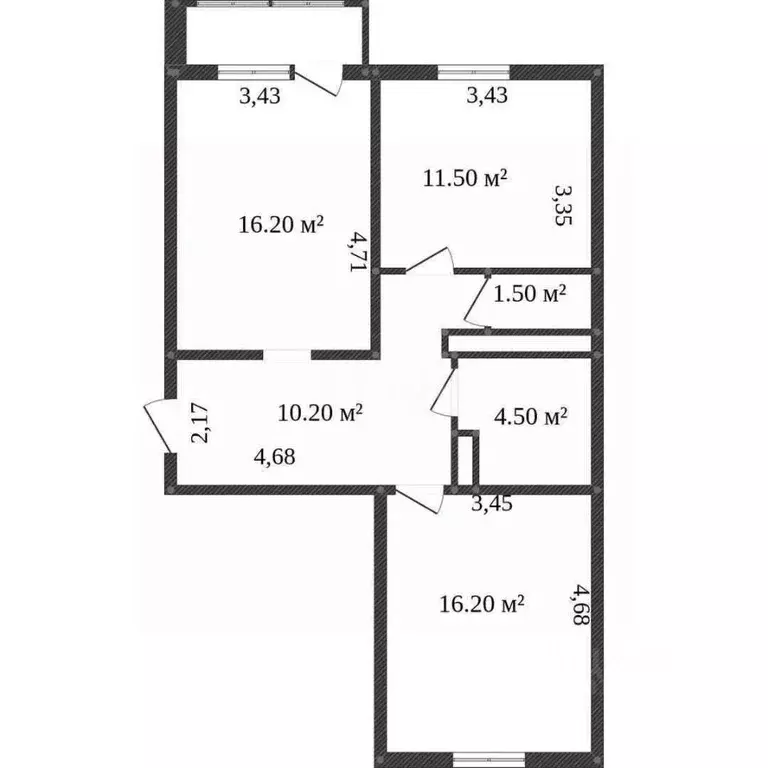 2-к кв. Краснодарский край, Краснодар ул. Конгрессная, 19/1к1 (61.4 м) - Фото 0