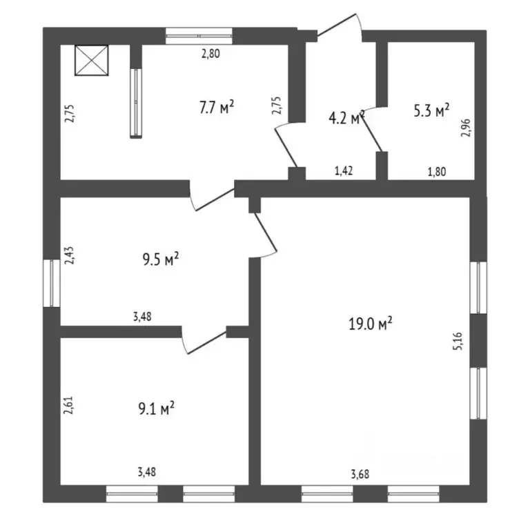Коттедж в Тюменская область, Тюмень пер. Юннатов, 26 (75 м) - Фото 1