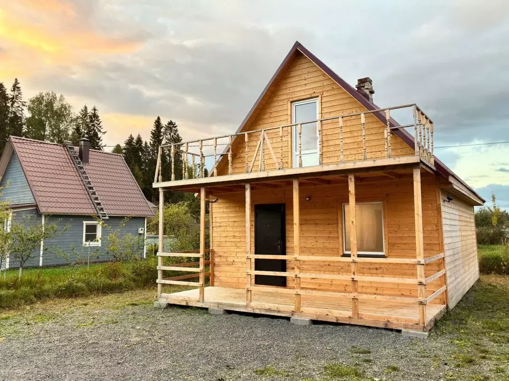 Дом в Карелия, Прионежский район, Шуйское с/пос, Фонтан СОНТ ул. ... - Фото 2