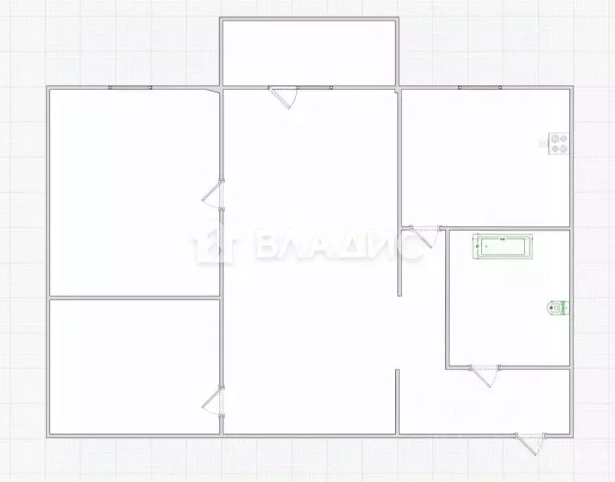 2-к кв. Пензенская область, Пенза ул. Крупской, 27 (45.0 м) - Фото 2