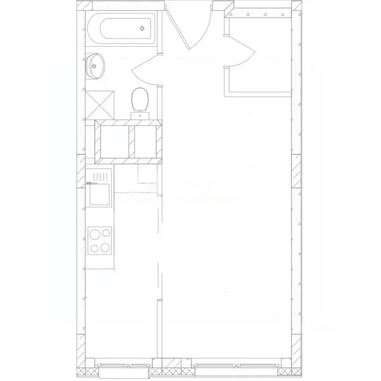 1-к кв. Московская область, Ленинский городской округ, д. Горки пер. ... - Фото 2