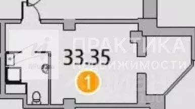 Студия Московская область, Красногорск ул. Молодежная, 2 (34.0 м) - Фото 2