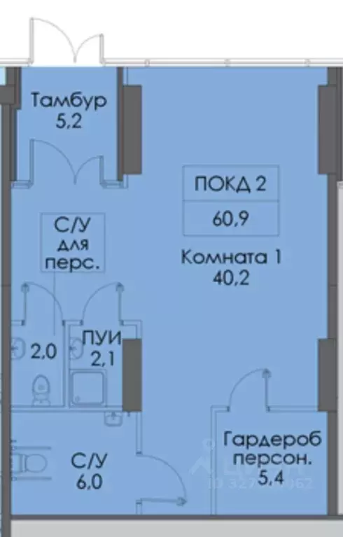 Помещение свободного назначения в Москва Портлэнд жилой комплекс (61 ... - Фото 2