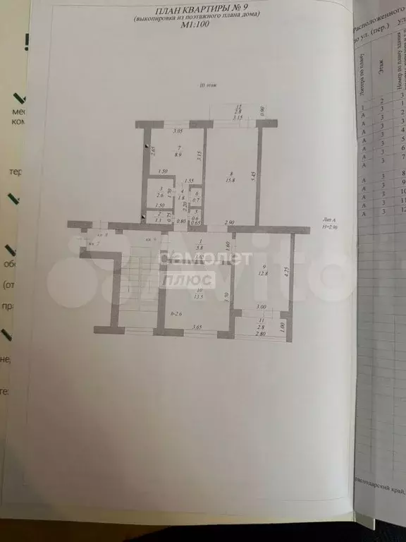 3-к. квартира, 63,6 м, 1/3 эт. - Фото 0