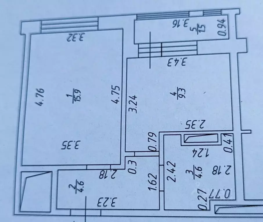 1-к кв. Татарстан, Казань ул. Сабира Ахтямова, 1к1 (36.0 м) - Фото 2