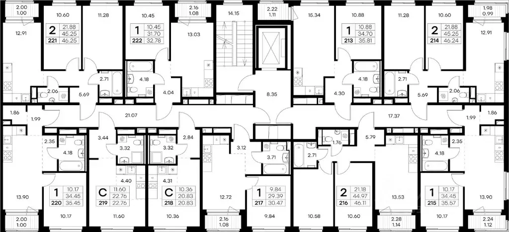 2-к кв. Ленинградская область, Ломоносовский район, Аннинское ... - Фото 2