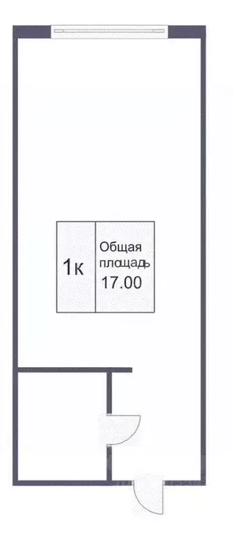 Студия Кемеровская область, Кемерово Октябрьский просп., 40 (22.4 м) - Фото 2