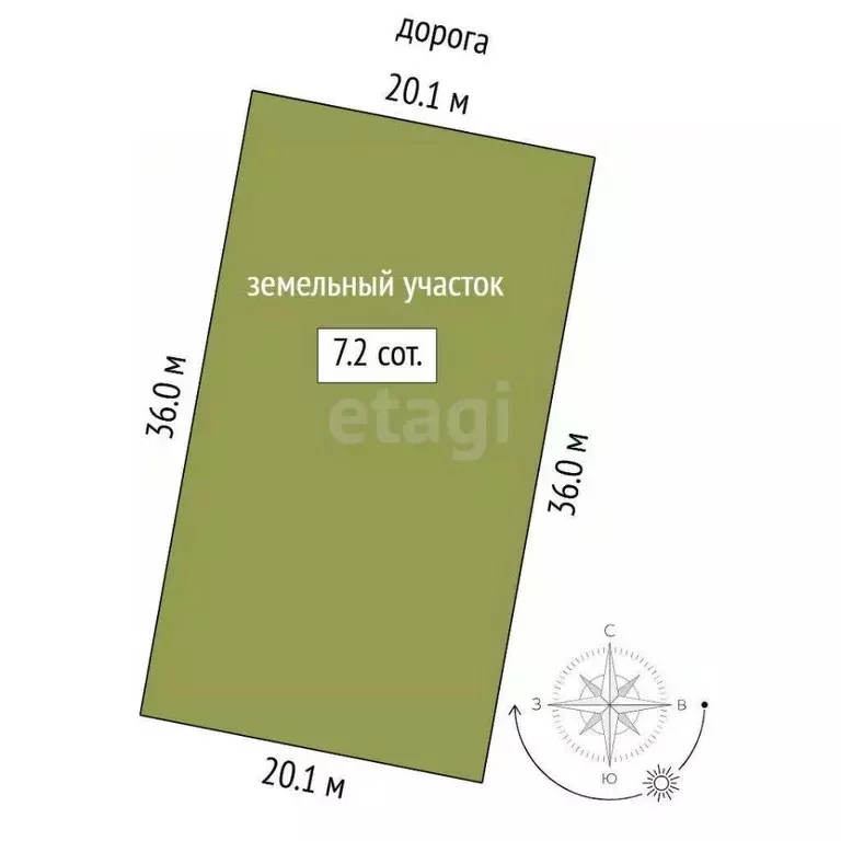 Участок в Тюменская область, Тюмень Звенящие Кедры Тюмени ДНП,  (7.2 ... - Фото 2