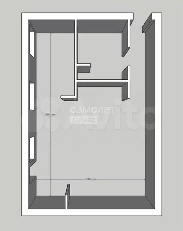 2-к. квартира, 45 м, 5/5 эт. - Фото 0