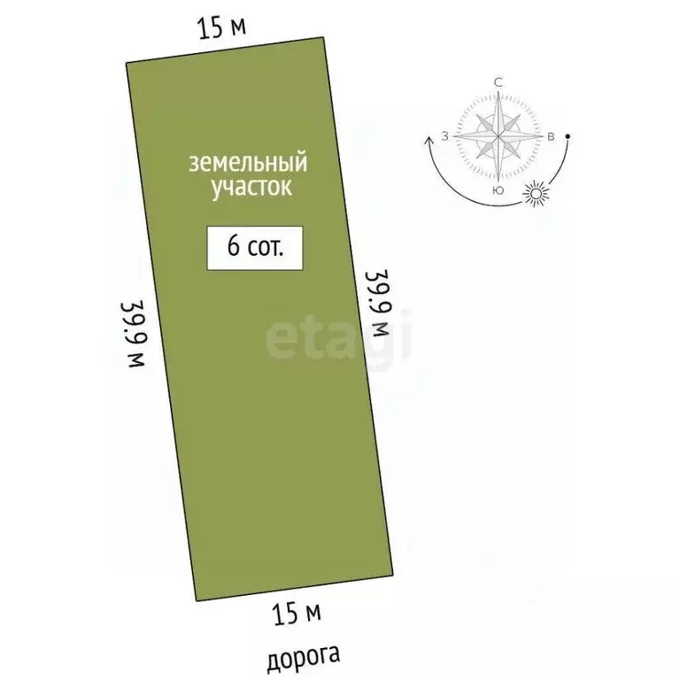 Участок в Тюменская область, Тюменский муниципальный округ, д. ... - Фото 2