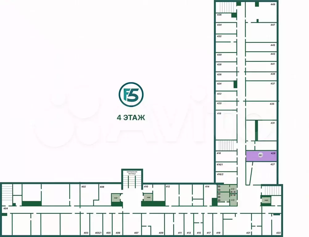 Офис, 28.1 м - Фото 0