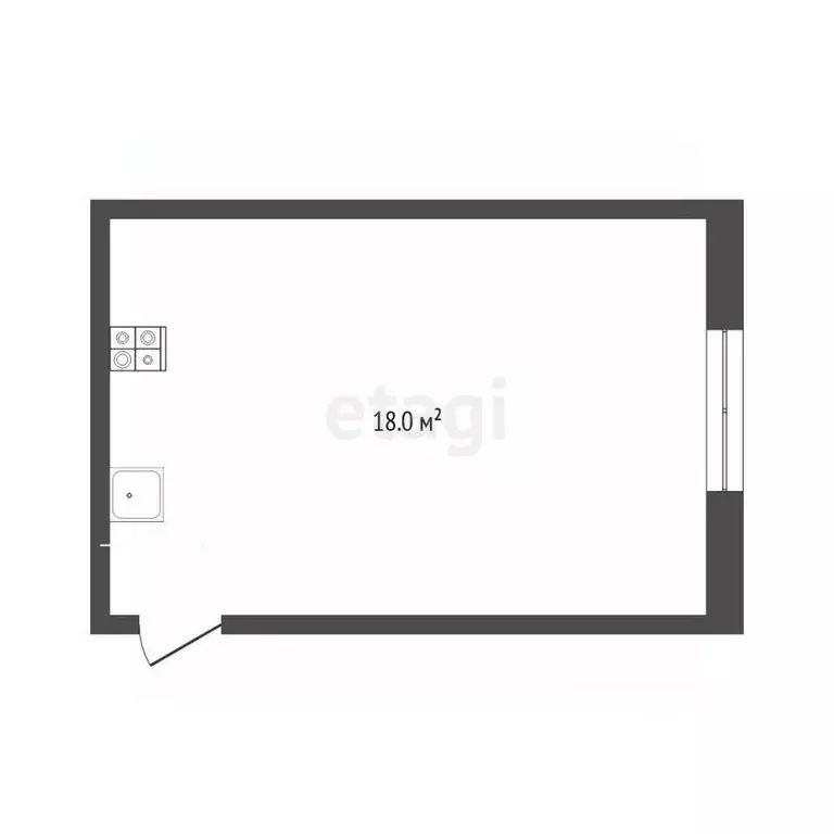 Комната Тюменская область, Тюмень Холодильная ул., 40/3 (17.8 м) - Фото 2