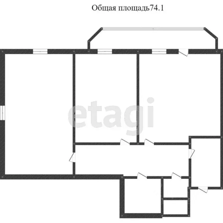 2-к кв. Ханты-Мансийский АО, Сургут ул. Семена Билецкого, 5 (51.0 м) - Фото 1