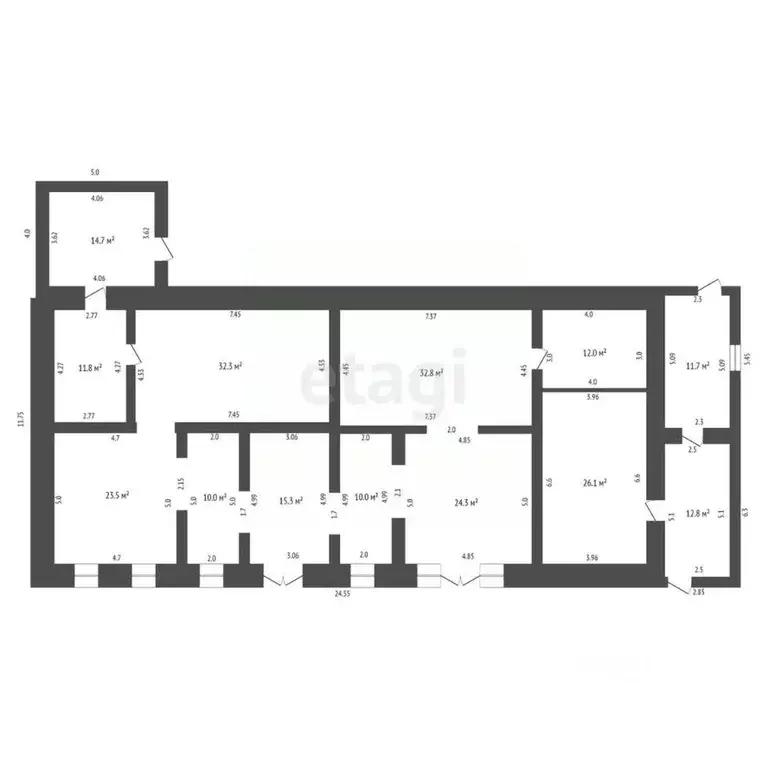 Торговая площадь в Тамбовская область, Ржакса рп ул. Первомайская, 54 ... - Фото 2