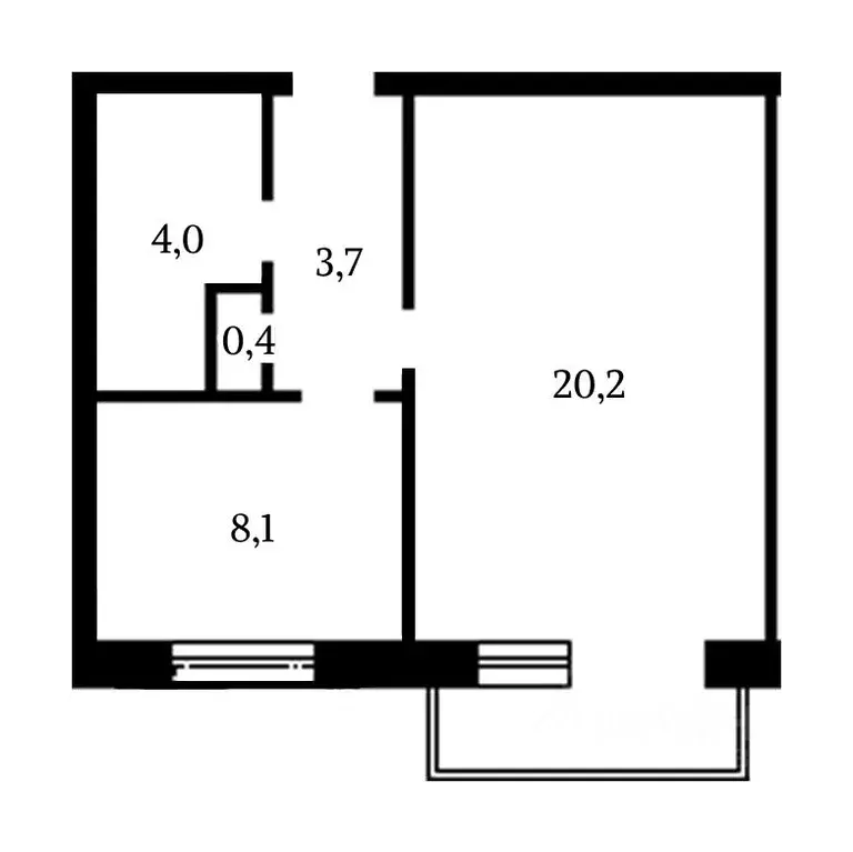 1-к кв. Челябинская область, Озерск ул. Свердлова, 6 (37.2 м) - Фото 2