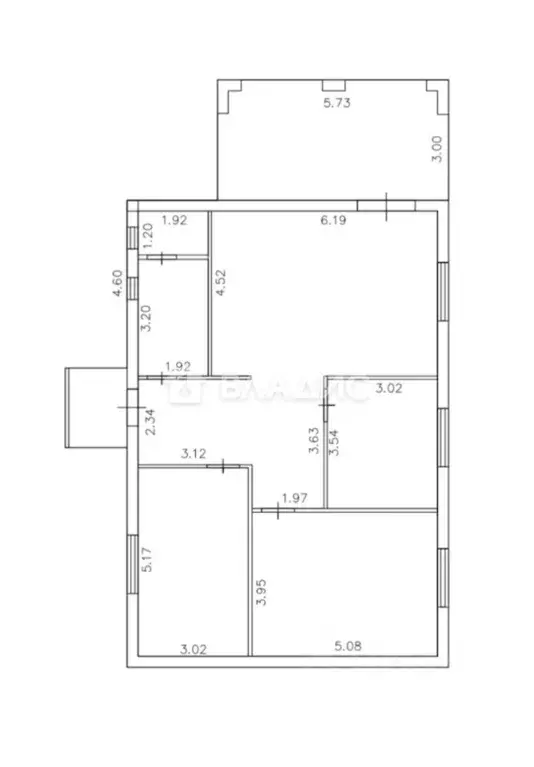 Дом в Пензенская область, с. Бессоновка ул. Центральная (117 м) - Фото 2