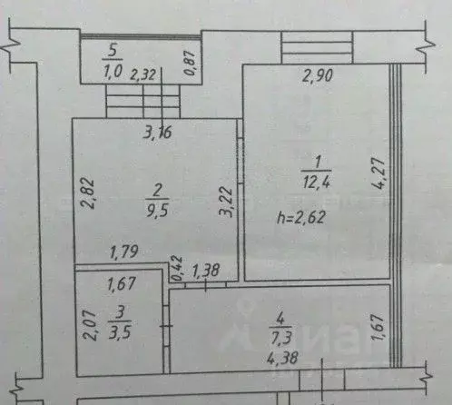 1-к кв. Татарстан, Пестречинский район, Шигалеевское с/пос, с. Новое ... - Фото 2