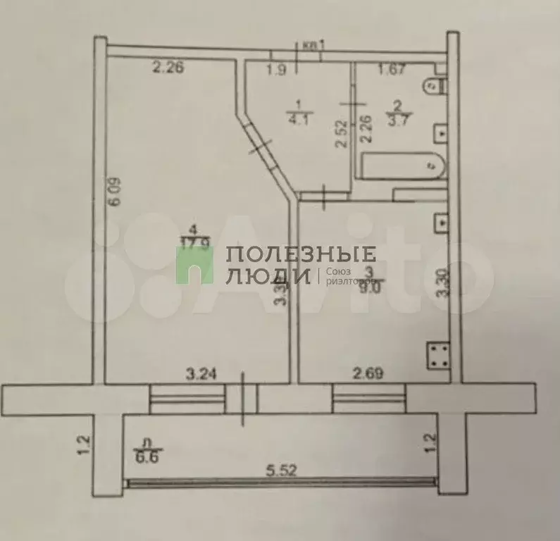 1-к. квартира, 34,7 м, 1/10 эт. - Фото 0