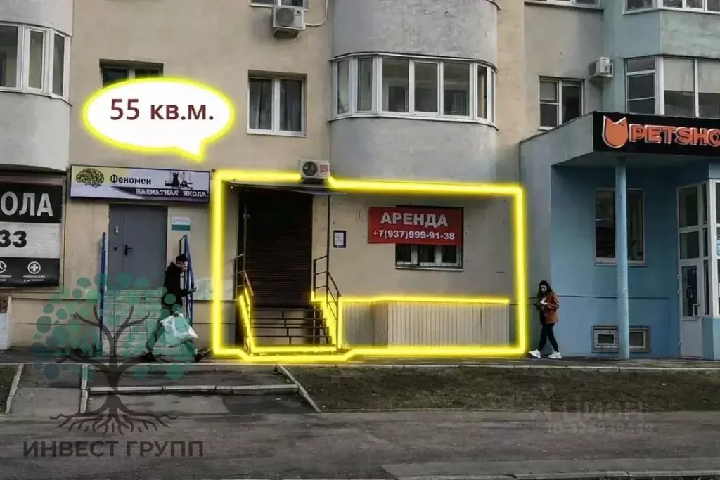 Торговая площадь в Самарская область, Самара Молодежная ул., 8а (55 м) - Фото 1