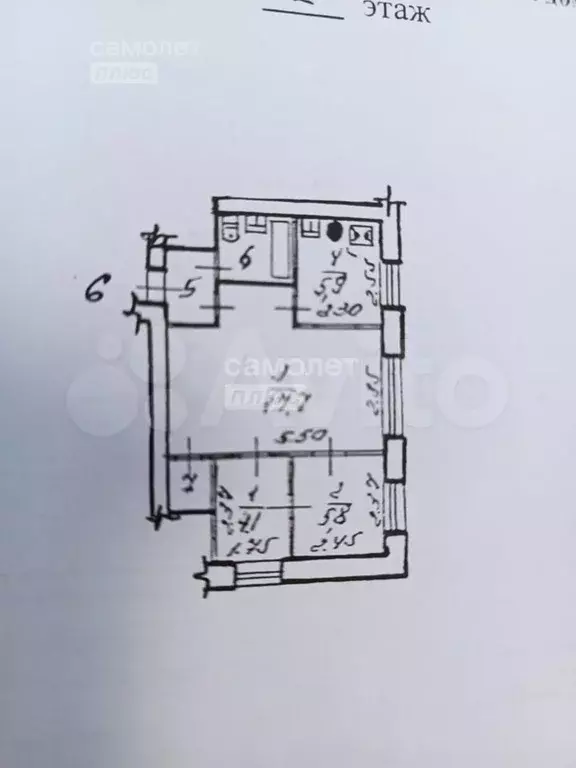 2-к. квартира, 40 м, 2/3 эт. - Фото 0