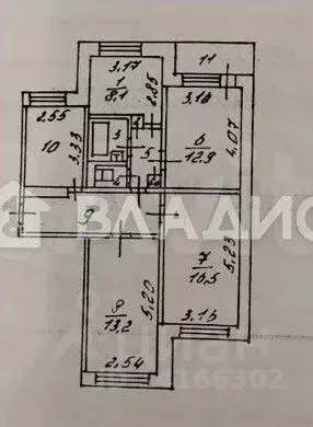 4-к кв. Белгородская область, Белгород бул. Юности, 10 (75.9 м) - Фото 1
