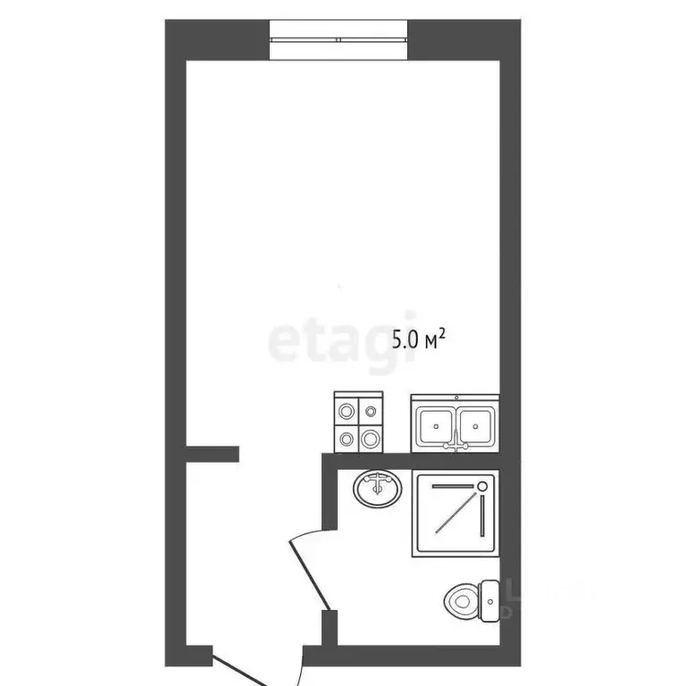 Студия Москва проезд Стройкомбината, 1 (20.0 м) - Фото 1